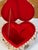 1920s Antique Sea Shell Sailors Valentines Heart Shape Ring Box For Sale - Image 5 of 5
