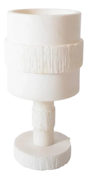 Vintage Alabaster Lamp, 1970s