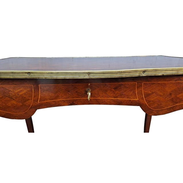 Wood Small French Napoleon III Desk For Sale - Image 7 of 9