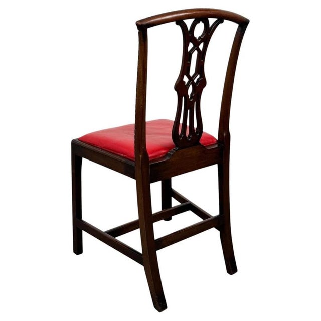 Wood 18th Century Georgian English Mahogany Dining Chairs, Set of 6 For Sale - Image 7 of 10