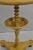 Mid 20th Century Vintage French Country Carved Wood Candlestick Tea Table Pedestal Floor Lamp For Sale - Image 5 of 12