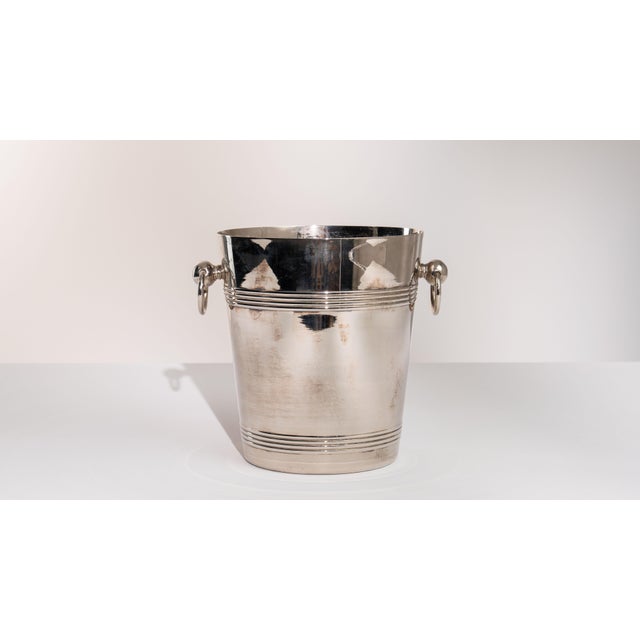 Mid 20th Century France Silver Ice Bucket For Sale - Image 14 of 15