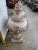 Beige Vintage Concrete Urns With Rams Heads & Garlands For Sale - Image 8 of 13