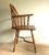 Mid-Century Modern Lyre Back Windsor Elbow Armchair in Oak, 1960s For Sale - Image 4 of 13
