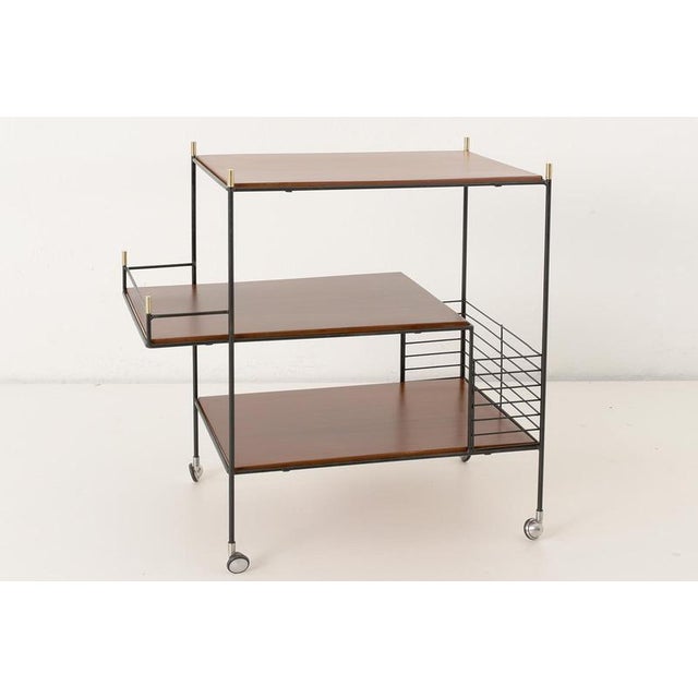 Bar Cart Designer: unknown Year: around 1960 Manufacturer: unknown Country: Italy Measurements: H 76 cm W 77 cm D 44 cm...