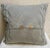 1990s Tropical Mid-Century Style Barkcloth Pillow with Down Insert For Sale - Image 4 of 7