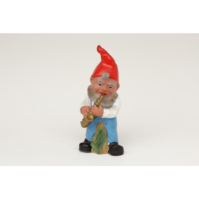 Garden Gnome with Saxophone from Heissner, 1980s For Sale - Image 9 of 9
