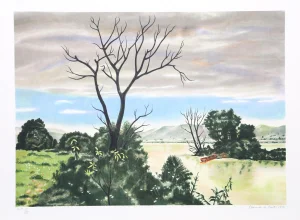 Clarence Holbrook Carter, Early Spring Landscape, Lithograph