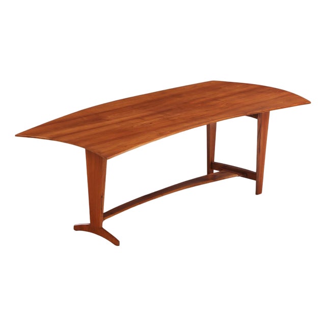 Walnut Dining Table in the Style of Wharton Esherick, 2002. For Sale