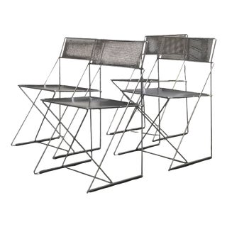 Nuova X-Line Omli Stackable Chairs by Niels Jørgen Haugesen for Magis, Italy, 1980s, Set of 4 For Sale