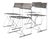 Nuova X-Line Omli Stackable Chairs by Niels Jørgen Haugesen for Magis, Italy, 1980s, Set of 4 For Sale