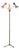 Vintage 6-Light Floor Lamp from Gilardi and Barzaghi For Sale