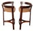 Pair of Danish Modern Rosewood and Leather Counter Stools by John Mortensen For Sale
