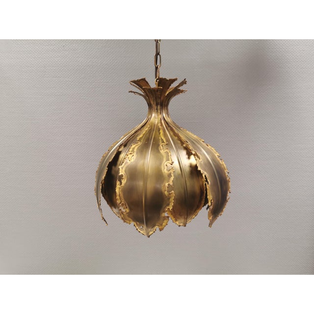 Large Brutalist Hanging Lamp by Svend Aage Holm Sørense, 1960s For Sale - Image 6 of 18