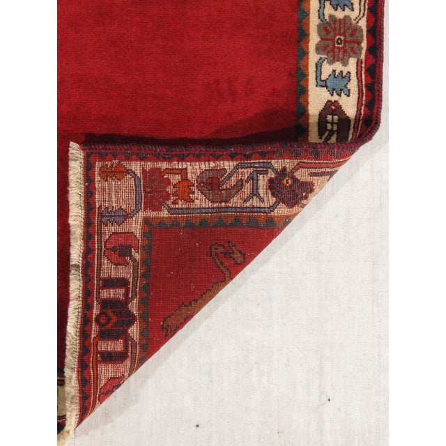 Vintage Hand-Knotted Persian Gabbeh Rug 4'4" X 6'6" For Sale In Washington DC - Image 6 of 6