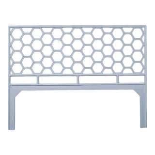 Honeycomb Headboard King - Blue For Sale