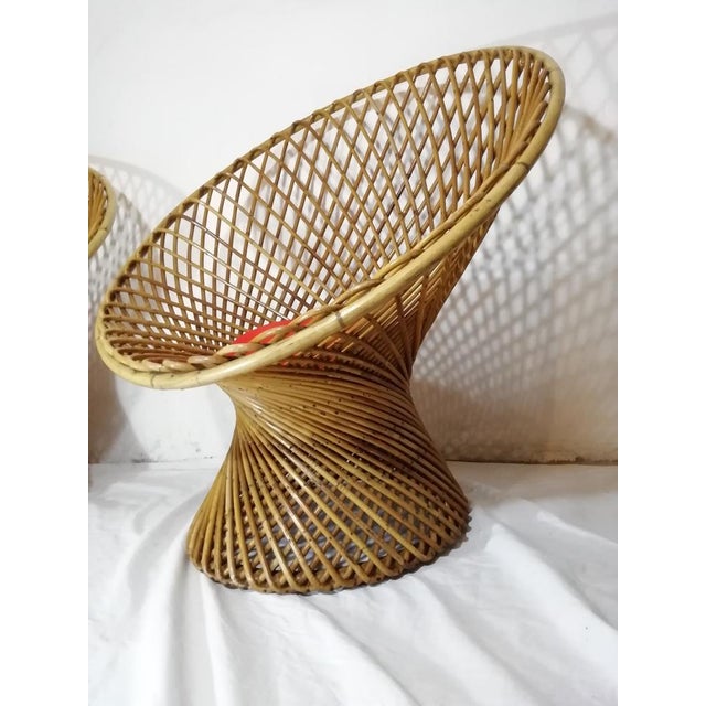 Italian Model Primavera Armchairs by Franco Albini & Franca Helg for BBB Bonacina, 1968, Set of 2 For Sale - Image 12 of 17