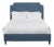Reagan California King Bedframe, Navy Linen For Sale