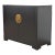 Michael Taylor for Baker Far East Collection Black Lacquered Bar Cabinet, Newly Refinished For Sale