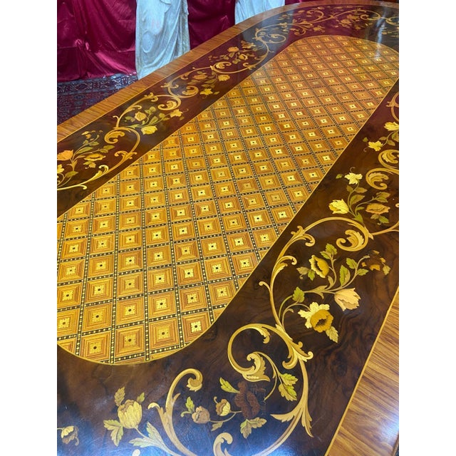 Brown Vintage Grand Hall Table, 1880 For Sale - Image 8 of 9