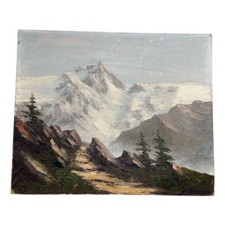 A. Walford, Landscape with Mountain & Forest, 20th Century, Painting For Sale