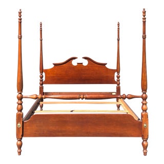 Cherry Thomasville Four Post Queen Bed For Sale