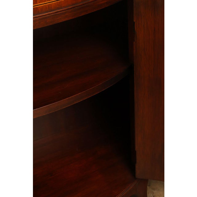 Henkel Harris Mahogany Demilune Console Cabinet Console For Sale In Philadelphia - Image 6 of 18