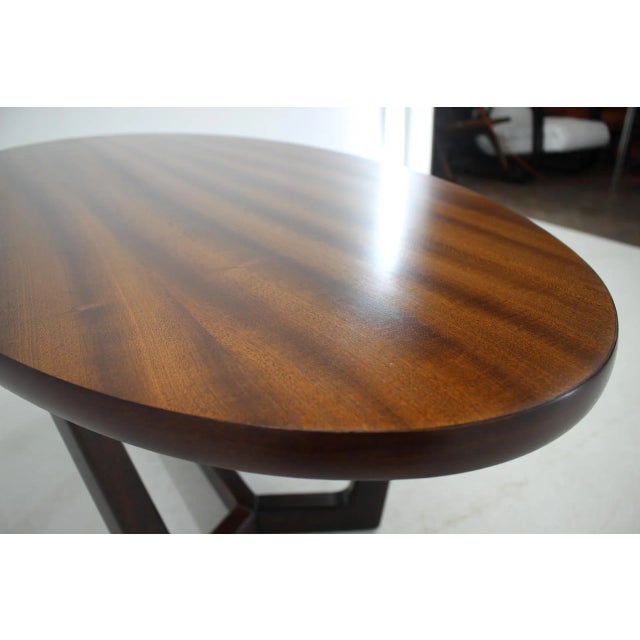 Wood Mid-Century Conference Table from Dřevotvar Jablonné, 1960s For Sale - Image 7 of 9