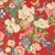 Sanderson Emperor Peony Wallpaper in Cinnabar Red - a Sample For Sale