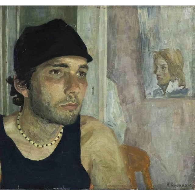 Anastasia Kurakina, The Mirror of the Past, Oil Painting, 2010s For Sale - Image 3 of 4