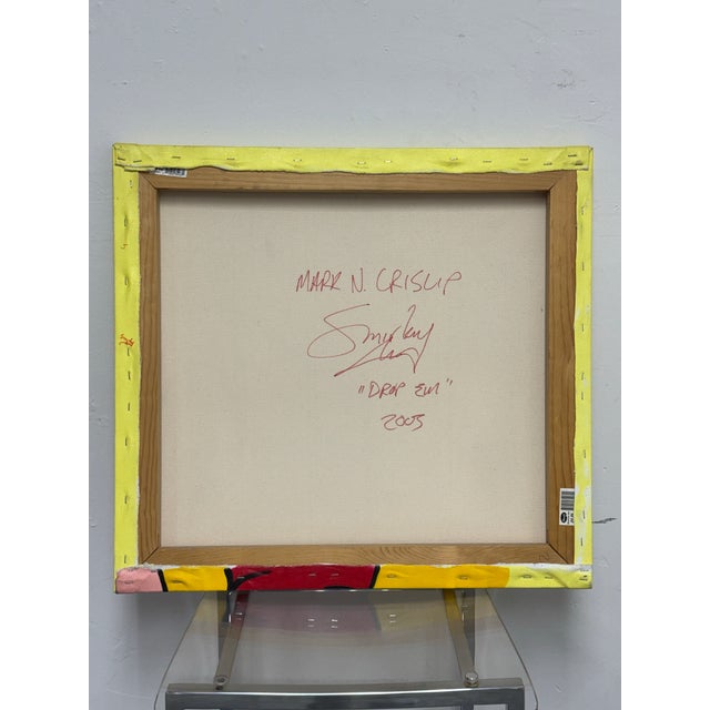 Mark N. Crislip "Drop 'Em" Pop Art Acrylic Painting For Sale - Image 10 of 12
