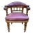 Late 19th Century English Victorian Desk Chair, 1880 For Sale