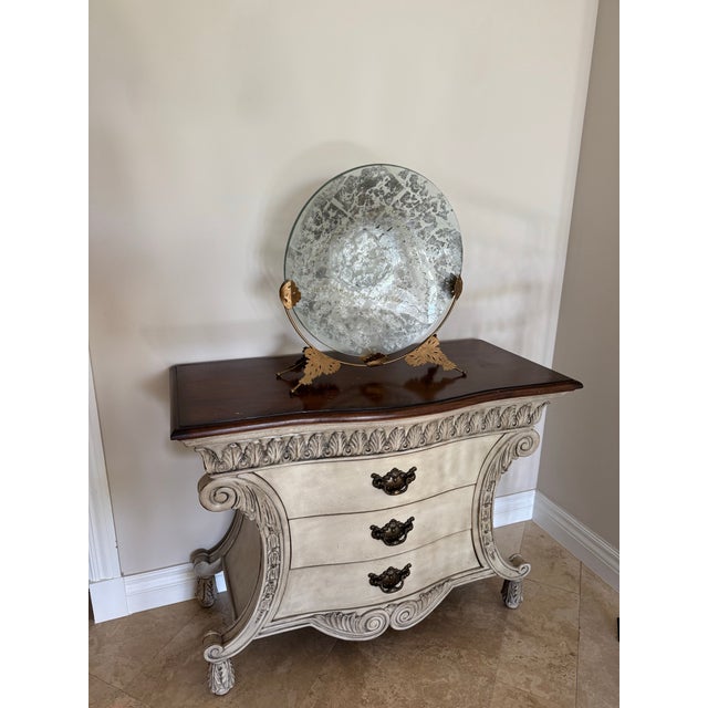 2020s French Style Carved Accent Chest – Elegant Statement Piece For Sale - Image 5 of 6