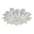 Modernist Hand-Blown Mottled Murano Glass Acanthus Flush Mount For Sale