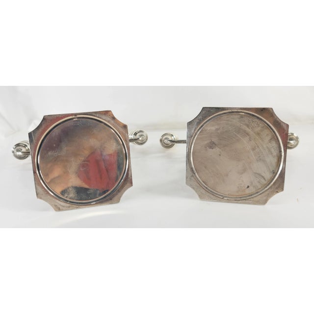 Mid 20th Century Pair of Sterling Silver Weighted Candlesticks Candelabra by Black Starr and Gorham For Sale - Image 11 of 12