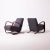 Pair of vintage Jindrich Halabala lounge chairs, Czechoslovakia, circa 1950 Frames are in original, good condition, the...