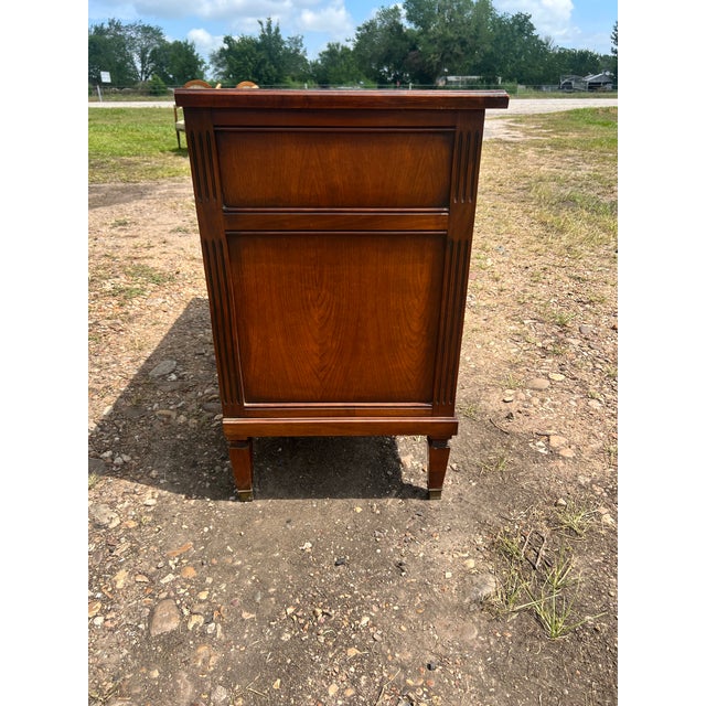 Bronze French 19th Century Louis XVI Mahogany Chest of Drawers For Sale - Image 8 of 12