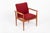 Red Danish Modern Red Diplomat Chairs by Finn Juhl for France & Daverkosen For Sale - Image 8 of 12