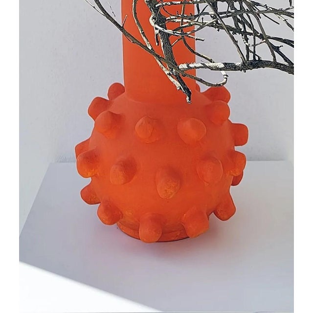 Popcorn Jar Down Sculpture in Ceramic by Liliana Silva For Sale - Image 4 of 6