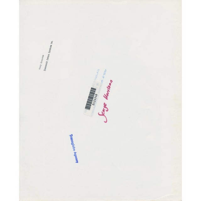 Henry Grossman, George Harrison in Car, Black and White Photograph, 1970s For Sale - Image 3 of 4