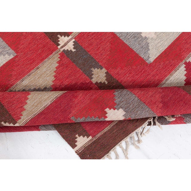 Doris Leslie Blau Vintage Swedish Flat-Weave by Rakel Carlander For Sale In New York - Image 6 of 9
