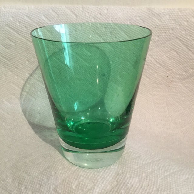 2000 - 2009 2000s Baccarat Large Green Mosaique Tumbler For Sale - Image 5 of 5