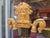 Red Early 19th Century Very Fine Charles X Imperial Porphyry Lyre Clock For Sale - Image 8 of 18