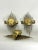 Mid-Century Gilded Metal Sconces, Italy, 1950s, Set of 3 For Sale - Image 4 of 12