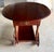 Oxblood Red Tea Trolley With Drop Leaf Sides For Sale - Image 8 of 12