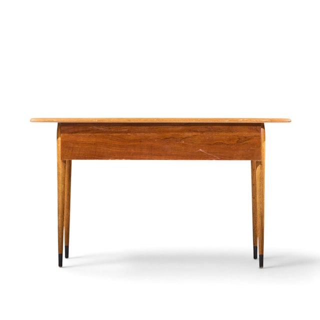 Lane Acclaim Mid Century Walnut Console Table For Sale In Chicago - Image 6 of 9