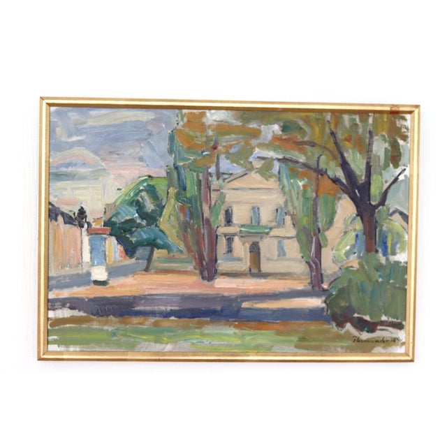 Harry Thomander, Örebro 2, 1964, Oil on Canvas, Framed For Sale - Image 12 of 18