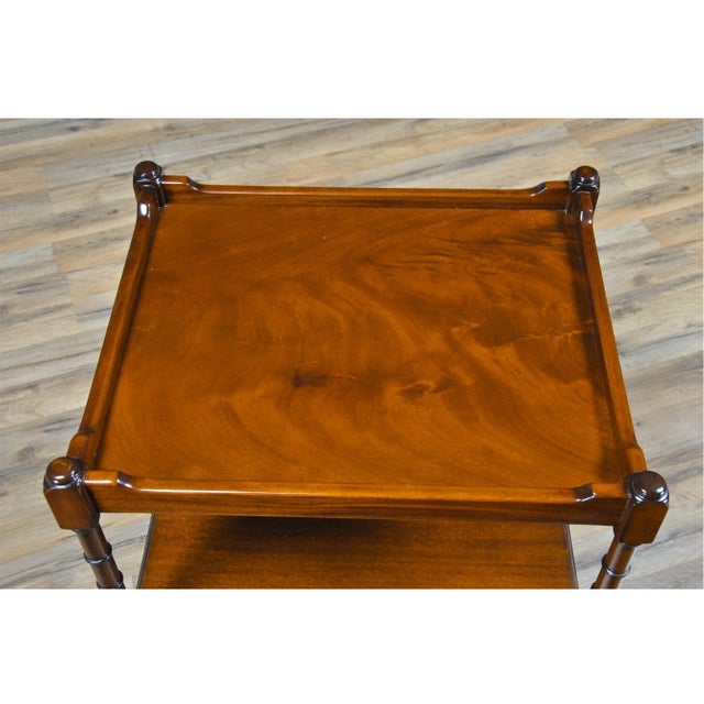 Traditional Traditional Mahogany Large Turned Leg Table For Sale - Image 3 of 8