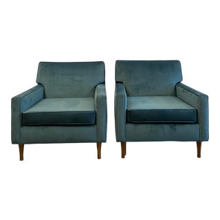 Mid Century Modern Broyhill Club Chairs - a Pair For Sale