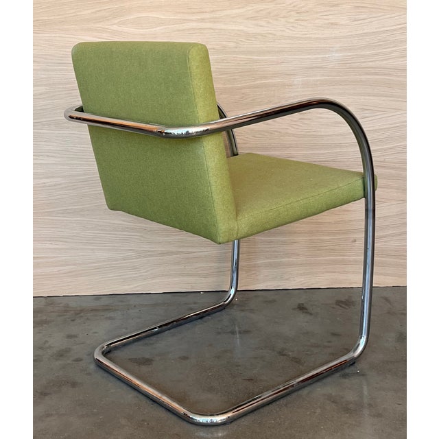 Set of Six Mies Van Der Rohe Tubular Brno Chairs by Knoll For Sale - Image 10 of 12